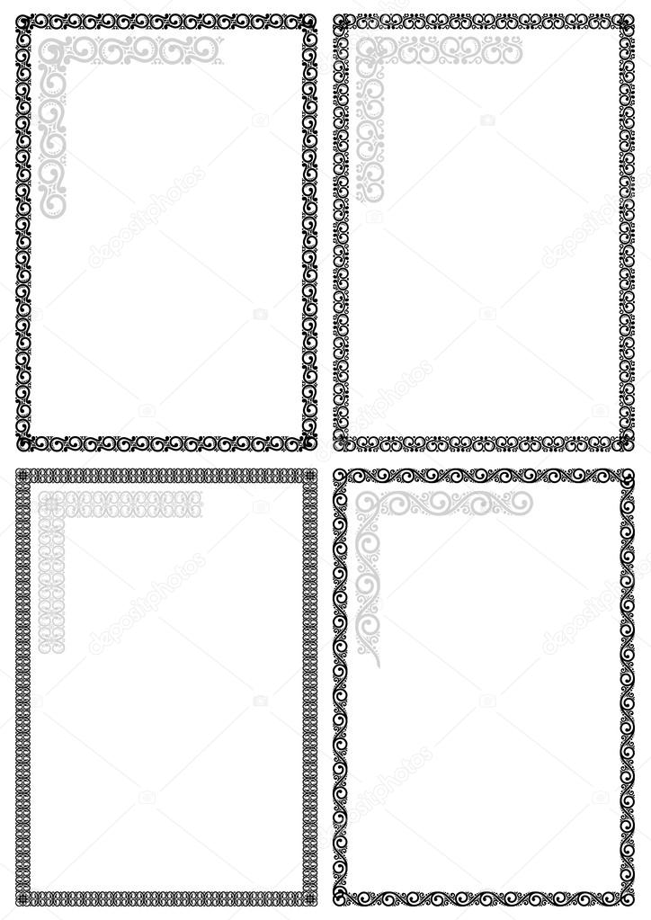 Decorative Vector Frames