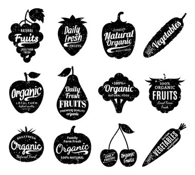 Meyve ve sebze Logo, meyve ve sebze simgeler ve Desi