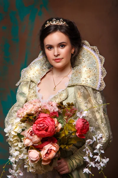 Queen in royal dress — Stock Photo, Image