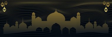 Kuyruklu ramazan arka planı. ramadan kareem sosyalist medya geçmişi.