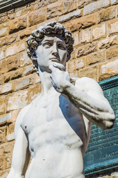 Давид во Флоренции — стоковое фото