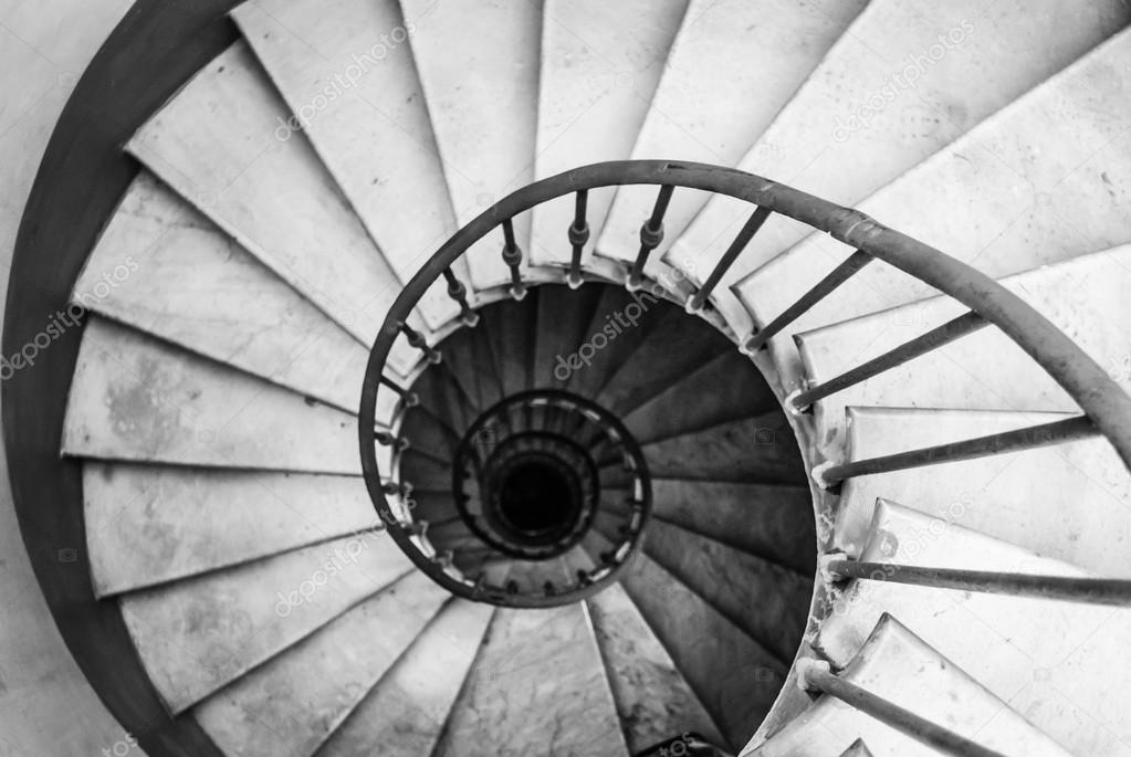 of ancient spiral staircase Stock Photo ©rarrarorro 86855542