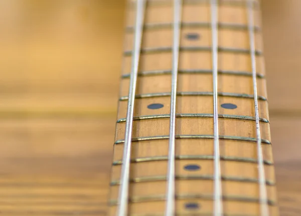 Elektrická baskytara hmatník — Stock fotografie