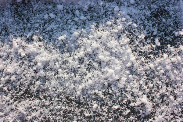 Textura Neve Gelo Inverno Fundo Natural — Fotografia de Stock