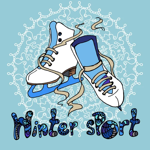 Wintersport — Stockvector