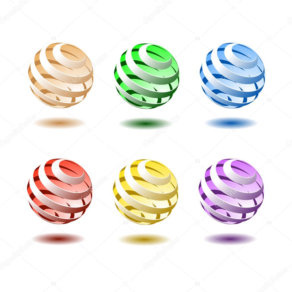 Colourful balls
