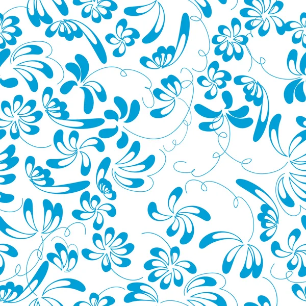 Floral vector seamless pattern — Stock Vector
