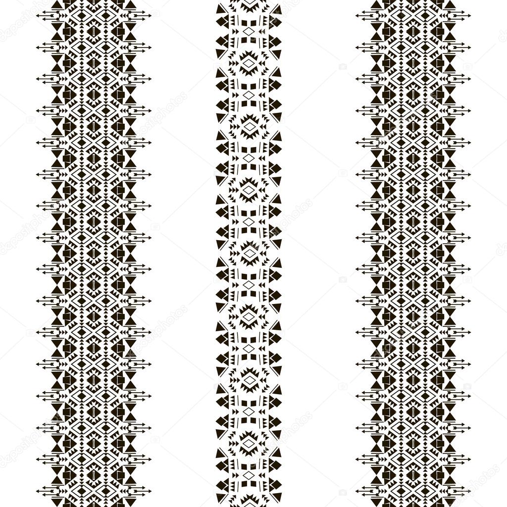 tribal seamless pattern vertical