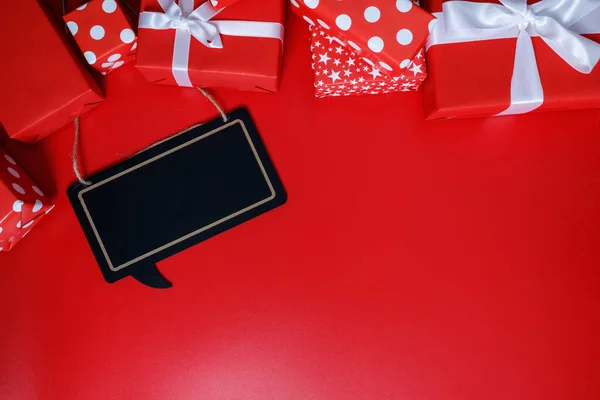 Online Shopping China Single Day Sale Konzept Die Roten Geschenkboxen — Stockfoto