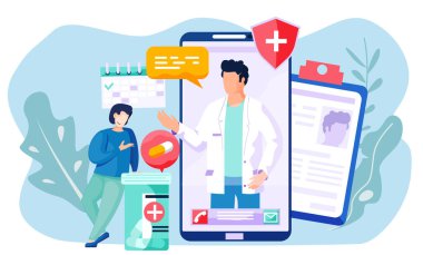 İnternetten bir doktora danışıyorum. Terapist, bir erkeğe internet üzerinden tedavi önerir.