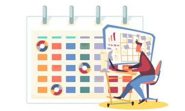 İşadamı bir masada dizüstü bilgisayarla çalışıyor, öğrenci ödevlerini yapıyor, çalışıyor, internette çalışıyor.