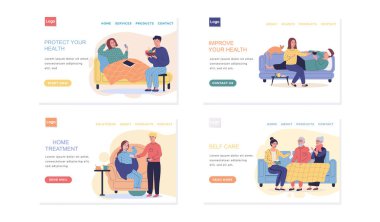 Kendi kendini tedavi etme üzerine ortak meşgale hakkında web sayfaları. Hastalık sırasında evde tedavi görenler