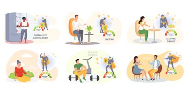 Spor, uygun beslenme ve alışkanlıklar hakkında bir dizi çizim. - Evet. Dokunulmazlık seviyelerindeki değişiklikler