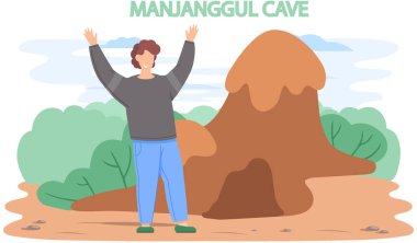 Manjanggul Mağarası Güney Kore 'deki Jeju Adası' nın ünlü simgesidir. Asya 'ya tarihi bir mağarayla yolculuk