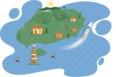 Güney Kore 'deki Jeju adası. Yaz tatili, aktif turne, ünlü eğlence, macera zamanı.