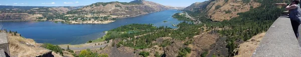 Schöne Aussicht Auf Den See Den Bergen — Stockfoto