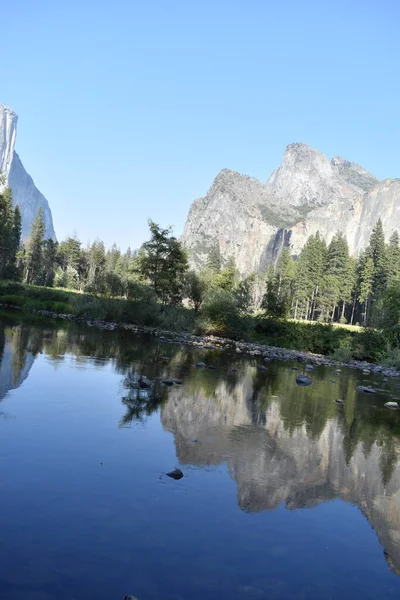 Landschap Van Yosemite National Park California Verenigde Staten — Stockfoto