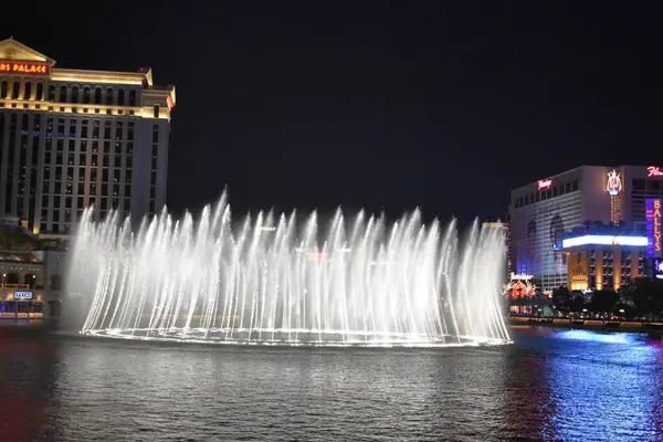 Fountains Bellagio Ist Eine Kostenlose Attraktion Bellagio Resort Las Vegas — Stockfoto