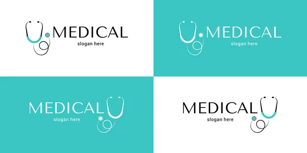 Logotipo Médico Ilustração Vetorial Criativa — Vetor de Stock