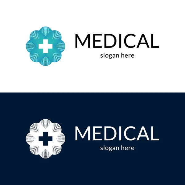 Logotipo Médico Moda Ilustração Vetorial — Vetor de Stock