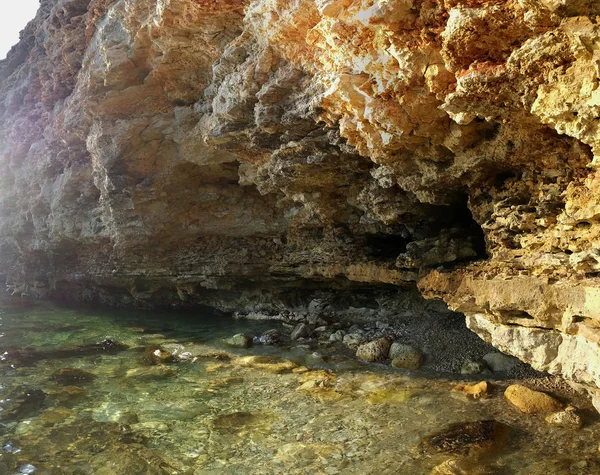 Черноморские скалы — стоковое фото