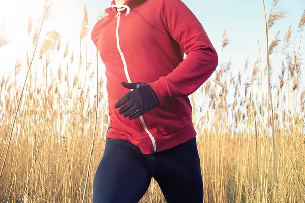 Men runner in motion — Stock Photo, Image