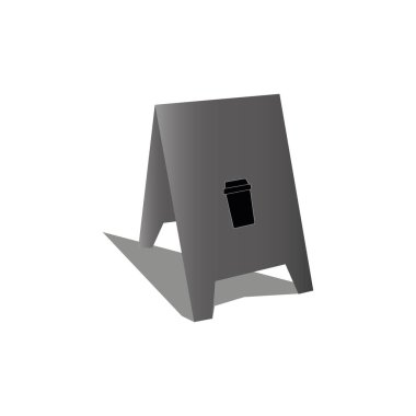 Kahve fincanı ikonu. Sıcak içecek ikonu vektörü. Kahve fincanı ikona dönüşecek. Vektör illüstrasyonu.