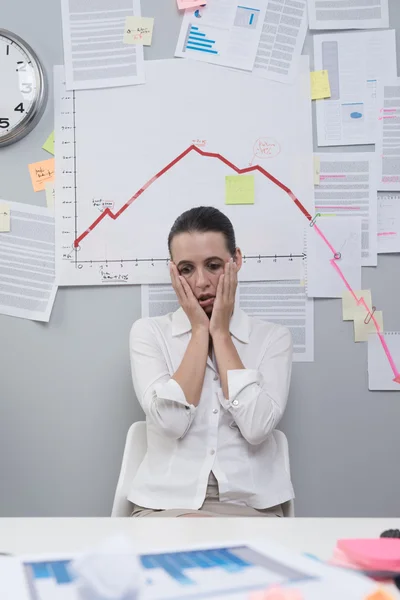 Concepto de quiebra y pérdida — Foto de Stock