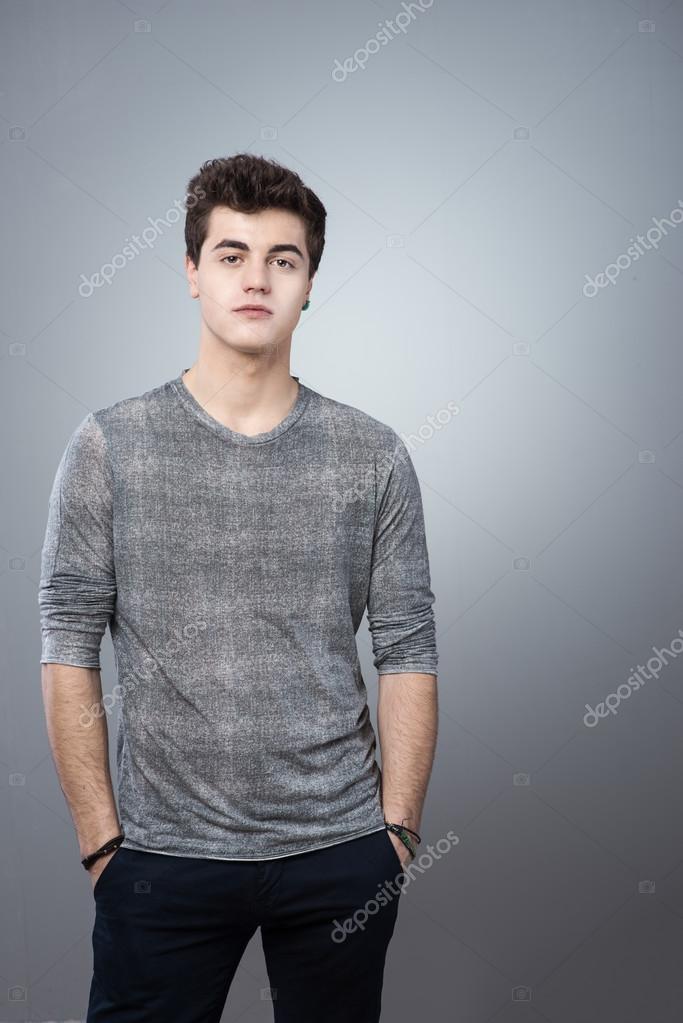 Young Fashion Man With Hands In Back Pockets Stock Photo | Royalty-Free |  FreeImages