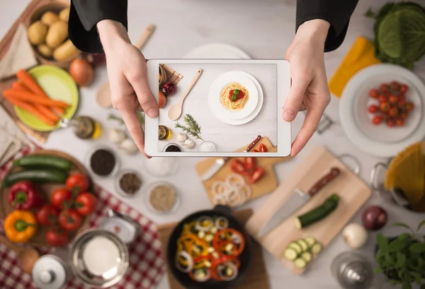 Aplicación de cocina — Foto de Stock