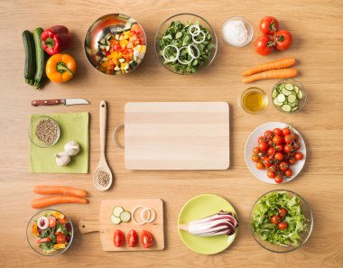 Ev yapımı sağlıklı vejetaryen yemek