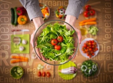 Healthy eating concept clipart