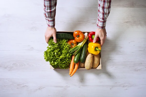 Raccolta dell'agricoltore — Foto Stock