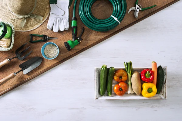 Gardener's table — Stock Photo, Image