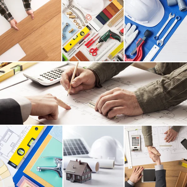 Woningverbetering en renovatie — Stockfoto