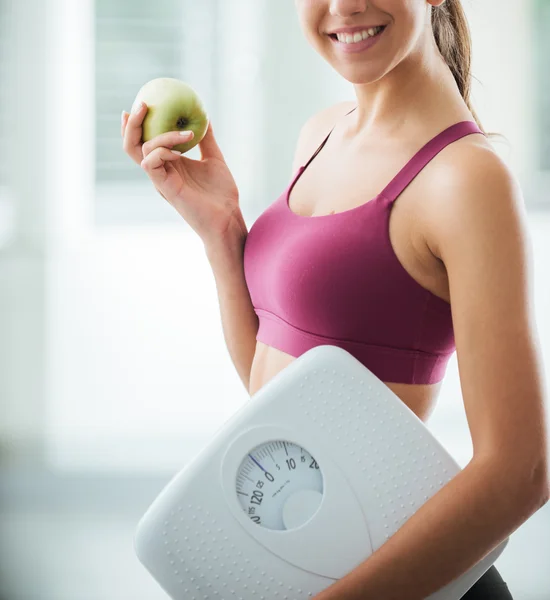 Fitness and healthy eating — Stock Photo, Image