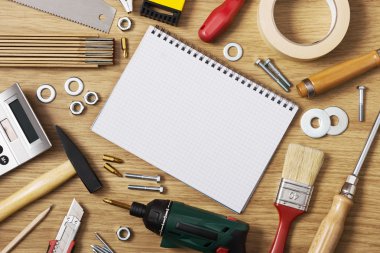 Ev DIY ve boş defter