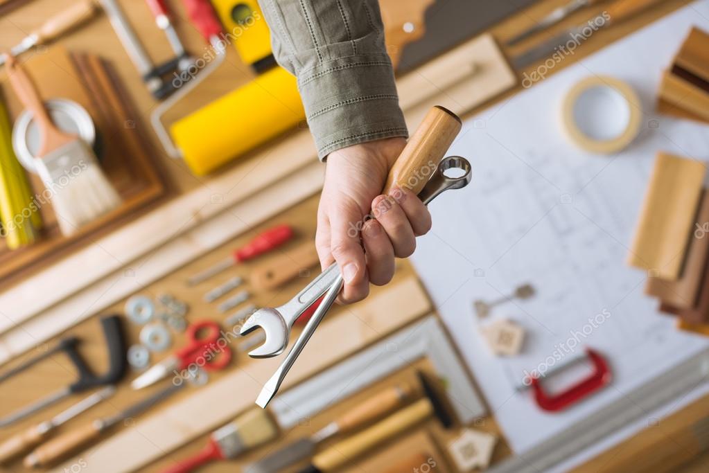 Do it yourself and home renovation tools — Stock Photo © stockasso