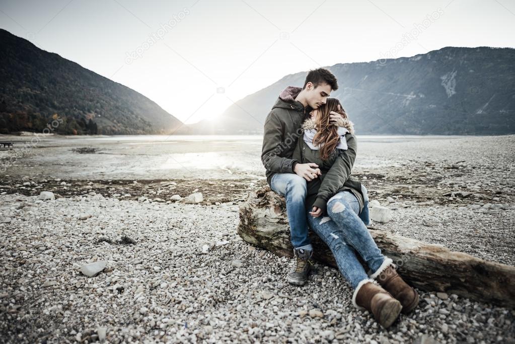 Couple having a romantic date