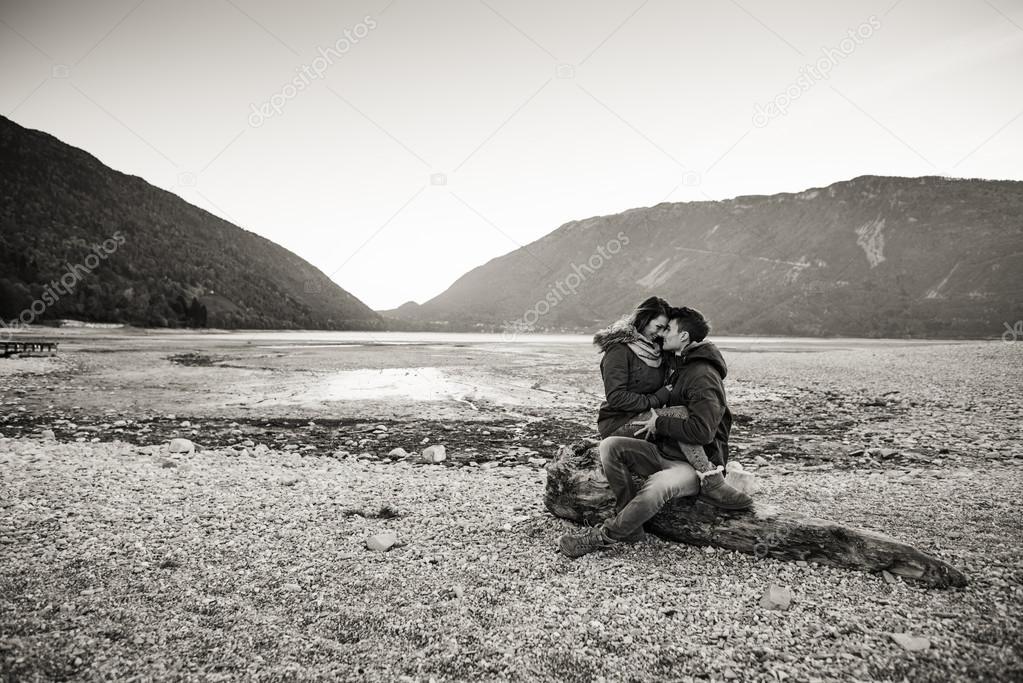 Couple having a romantic date