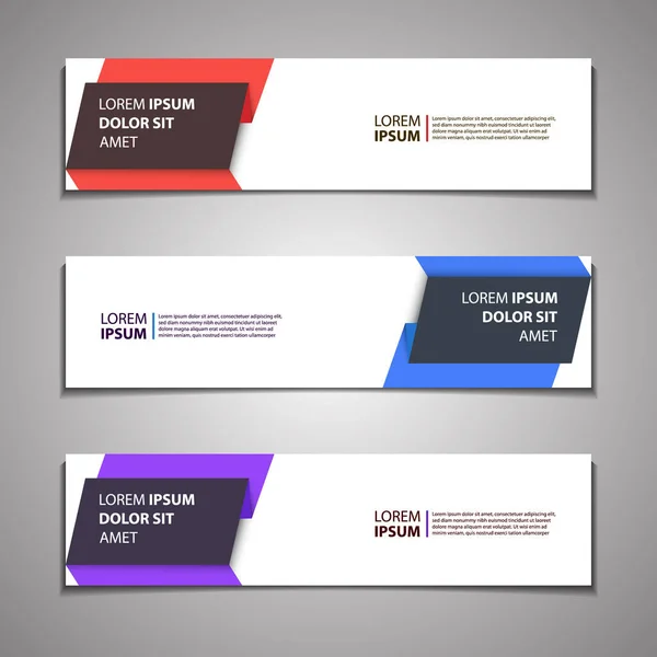Etiket Banner Arkaplan Modern İş Şablonu Şablon Tasarımı Web