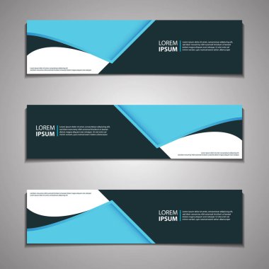 Etiket Banner Arkaplan Modern İş Şablonu Şablon Tasarımı Web