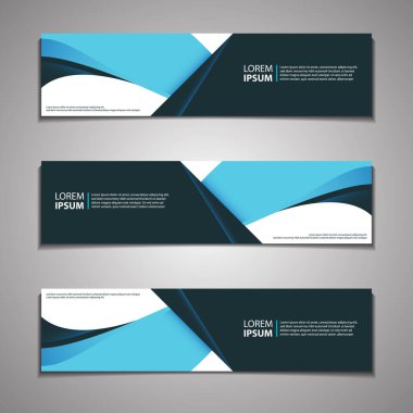Etiket Banner Arkaplan Modern İş Şablonu Şablon Tasarımı Web
