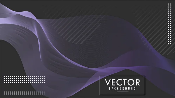 Forma Hebras Pelo Color Púrpura Degradado Violeta Plantilla Vectores Diseño — Vector de stock