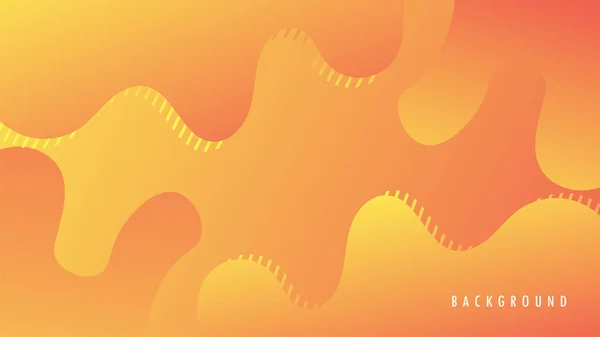 Orange Gradient Background Wallpaper 템플릿 디자인 그래픽 Vector Eps10 — 스톡 벡터