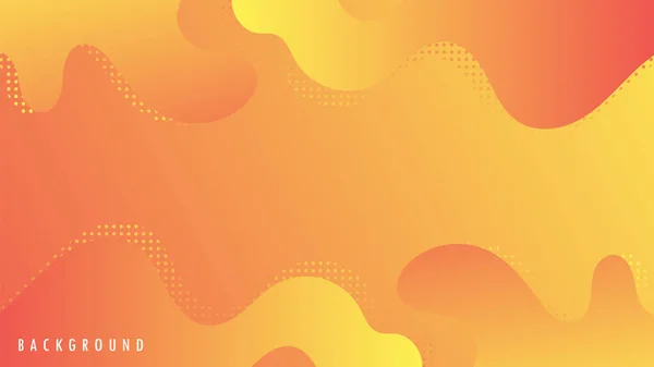 Orange Gradient Background Wallpaper 템플릿 디자인 그래픽 Vector Eps10 — 스톡 벡터