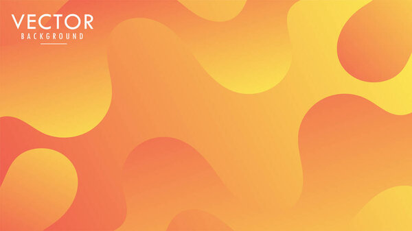 Orange Gradient Background, Wallpaper. Cover, Header, Landing, Ad, Advertising, Blank, Space Template. Design Graphic Vector EPS10