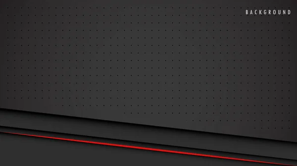 Abstrakte Metallic Red Black Hintergrund Wallpaper Rahmen Layout Mit Leerstellen — Stockvektor