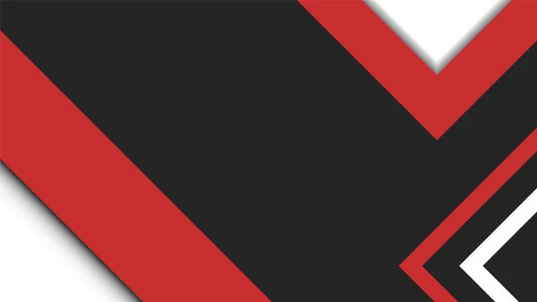 Hintergrund Hintergrundbild Einfache Form Mit Roter Weißer Schwarzer Farbe Design — Stockvektor
