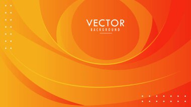 Dalgalı Dalga Sıvı Portakal Gradyan Özgeçmişi